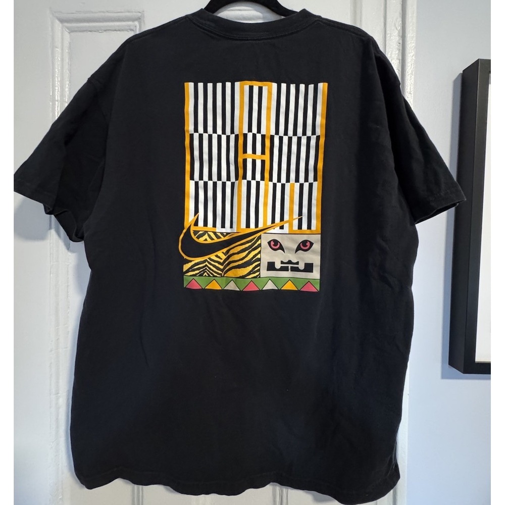 Nike Lebron James Tee Shirt Black Extra Large